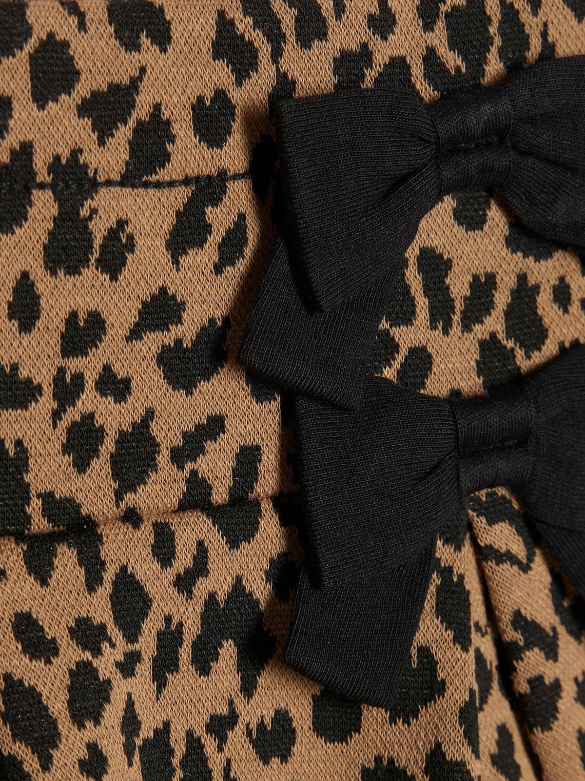River Island White Iconic Bear Top & Leopard Skirt Set - image 5