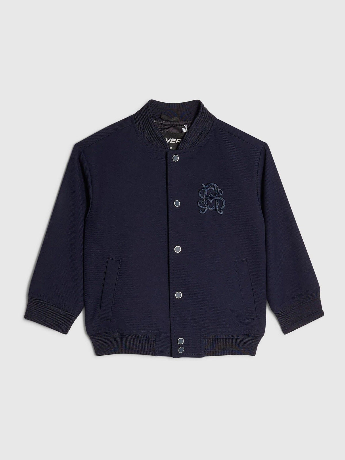 River Island Blue Twill Smart Bomber Jacket - image 1