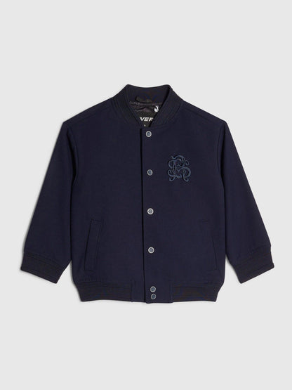 River Island Blue Twill Smart Bomber Jacket - image 1