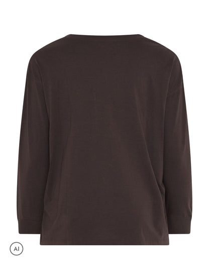 Yours Curve Brown Long Sleeve Pocket Top - image 6