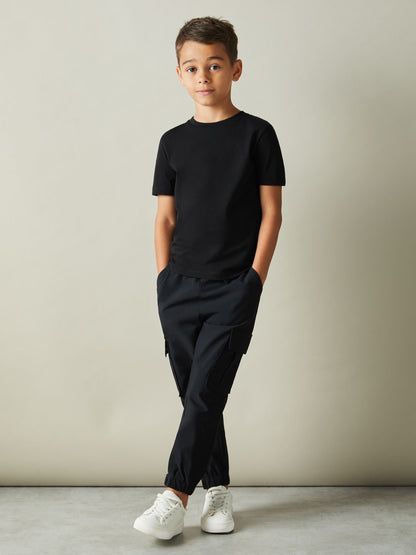 Dsiney Kidz - Reiss Black Bless 9-13 yrs Crew Neck T-Shirt image 1
