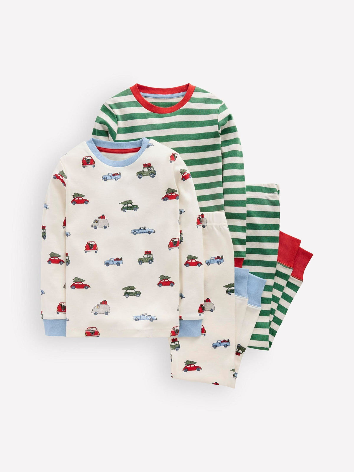 Boden Cream Snug Pyjamas 2 Pack - image 1