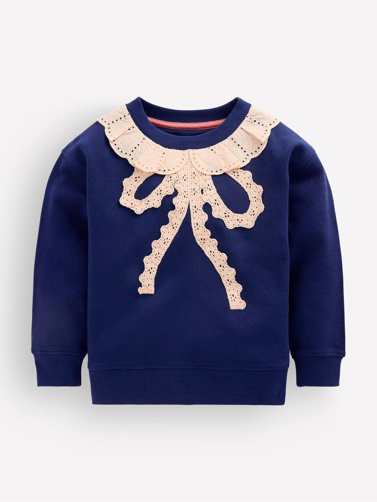 Boden Blue Bobbie Appliqué Sweatshirt - image 1