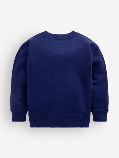 Boden Blue Bobbie Appliqué Sweatshirt - image 2