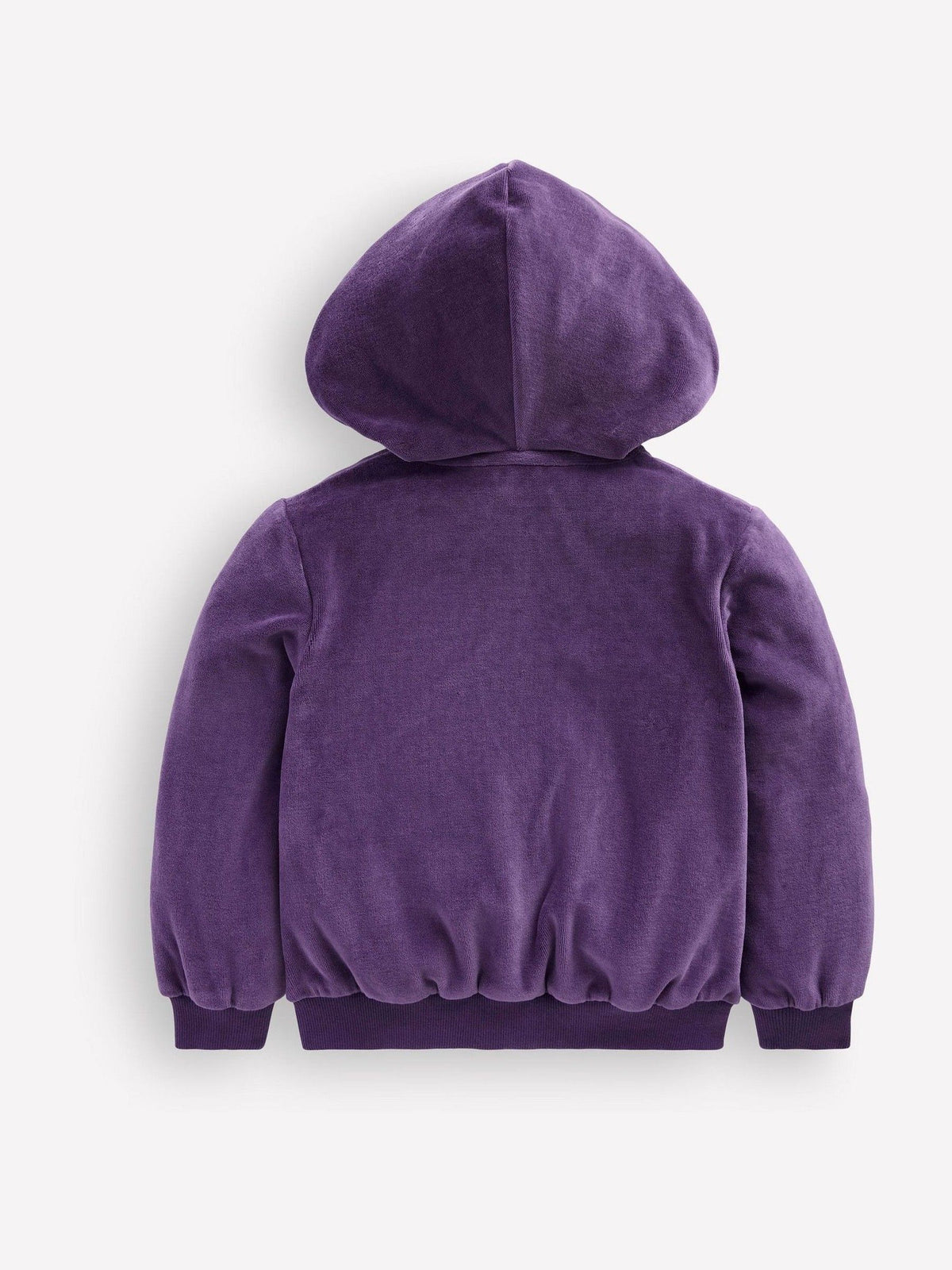 Boden Purple Velour Cosy Zip-Through Hoodie - image 2