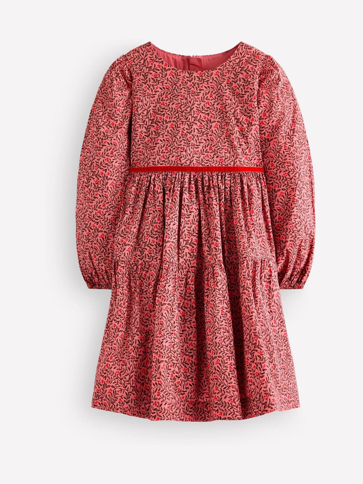 Boden Pink Posie Twirly Woven Dress - image 1