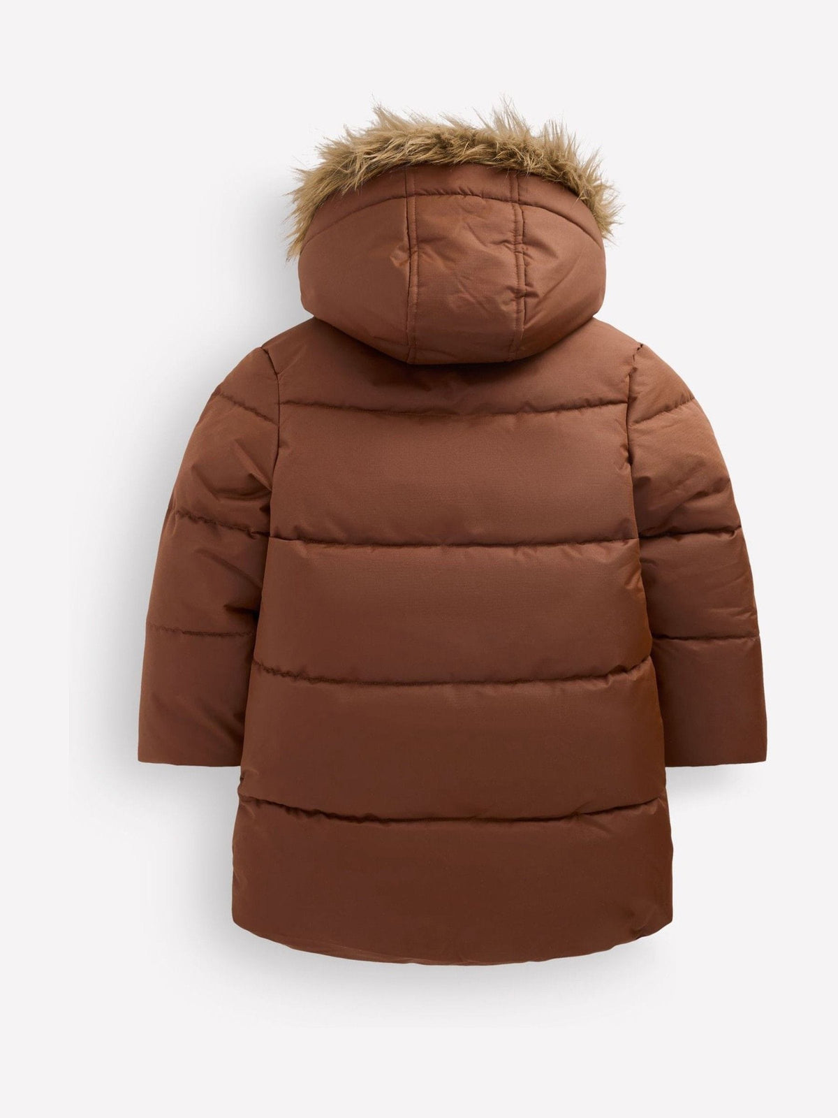 Boden Brown Fleece Lined Padded Coat - image 2