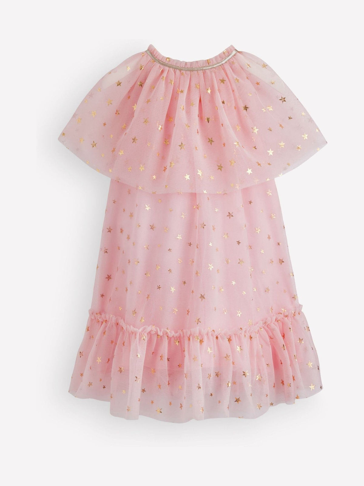 Boden Pink Star Tulle Cape Dress - image 2