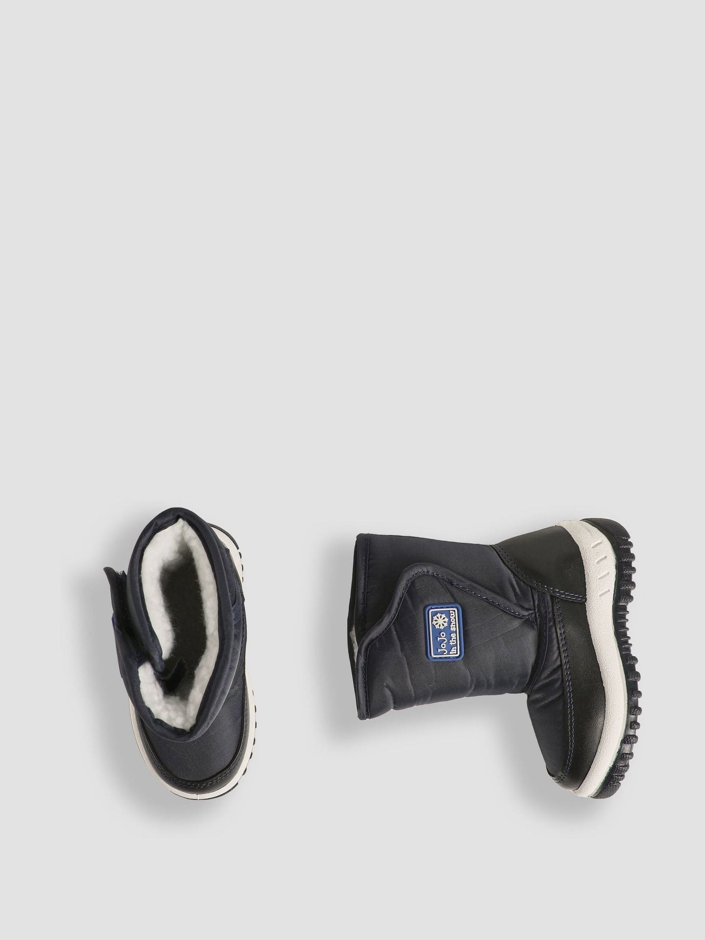 JoJo Maman Bébé Navy Blue Cosy Snow Boots image 3