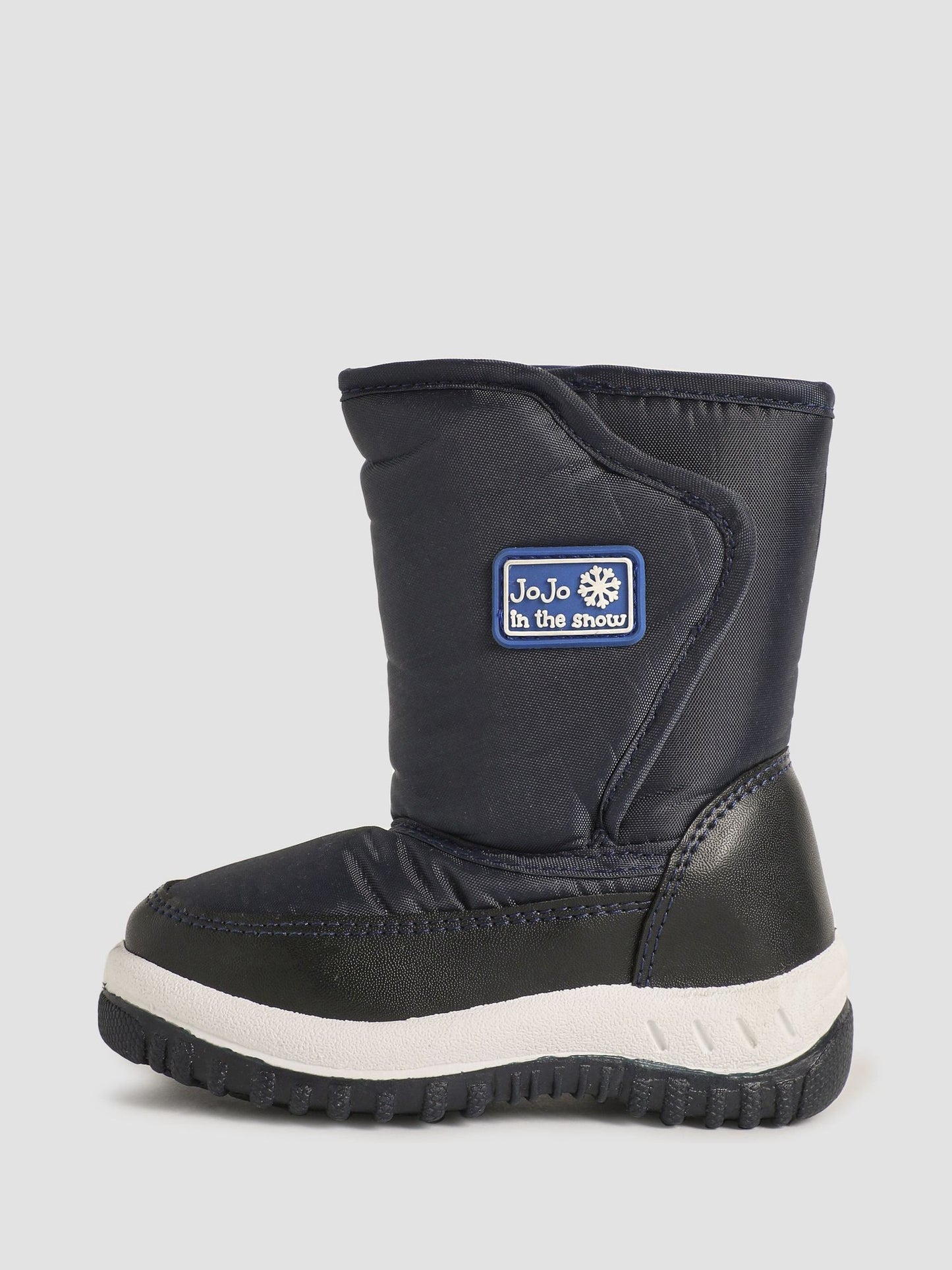 JoJo Maman Bébé Navy Blue Cosy Snow Boots image 4