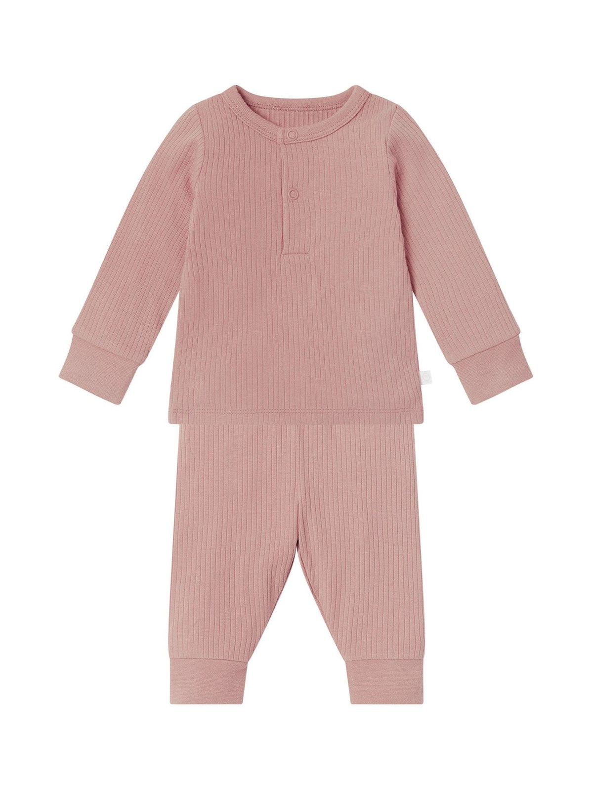 MORI Pink Supersoft Ribbed Pyjamas Set - image 3