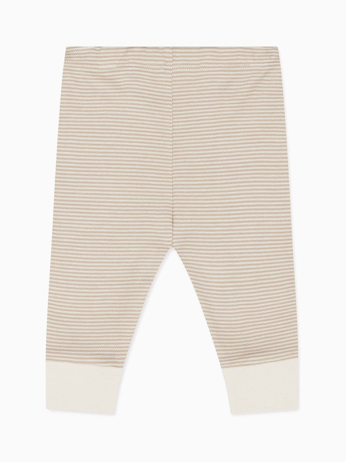 MORI Natural Oatmeal Stripe Supersoft Pyjamas Set - image 3