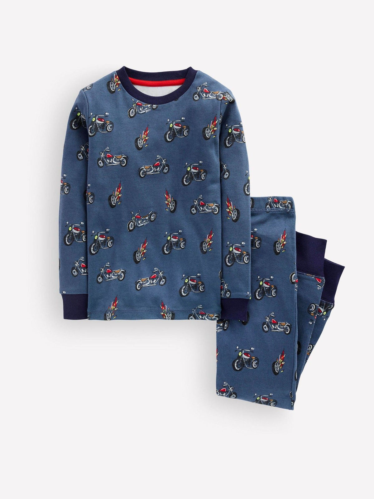 Boden Blue Snug Glow-In-The-Dark Pyjamas - image 1