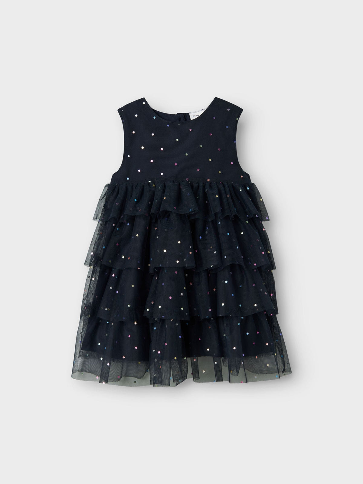 Name It Blue Sequin Occasion Dress With Cardigan - image 2