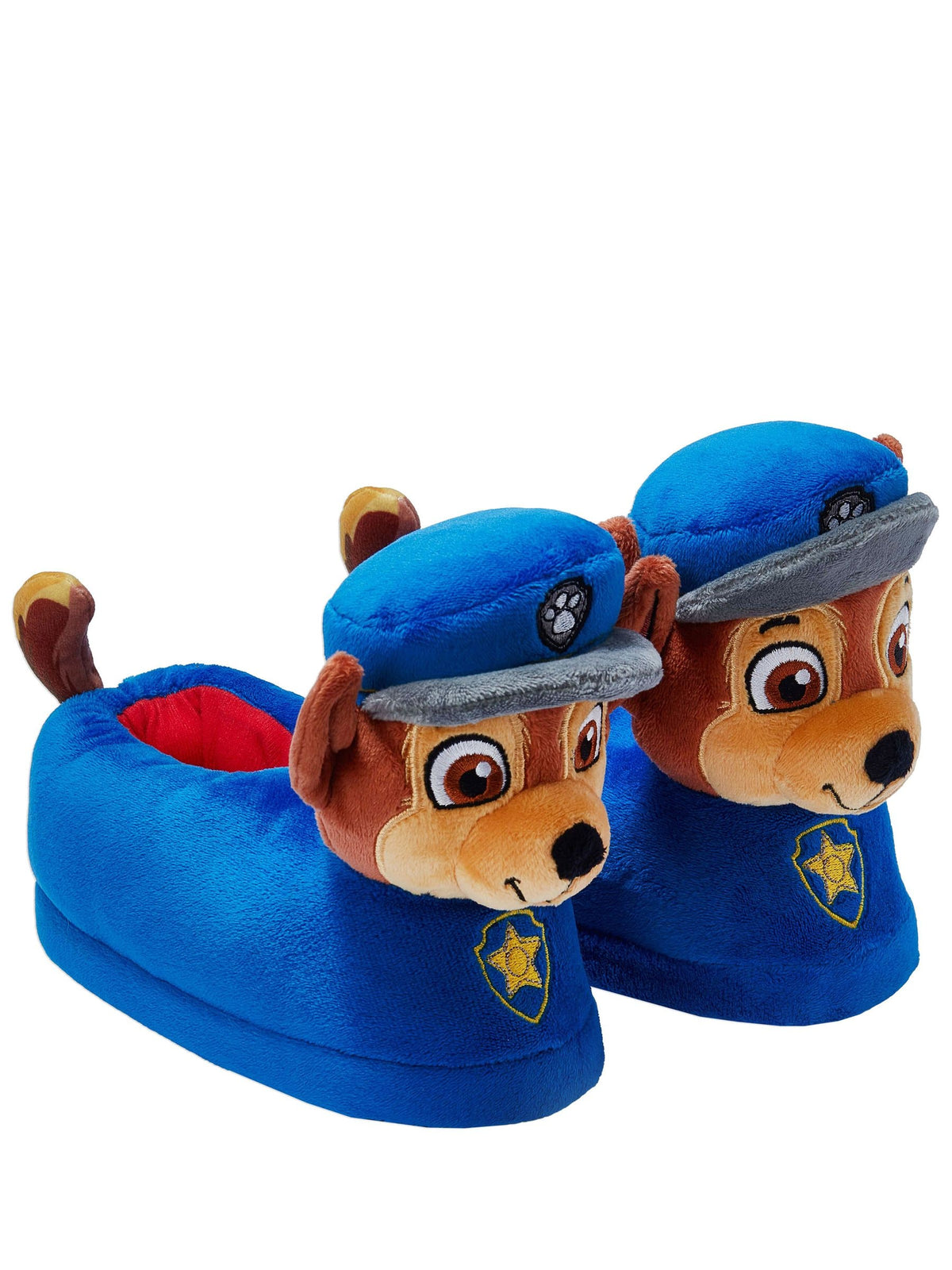 Character Blue PAW Patrol Novelty Chase 3D Head Slippers - image 1