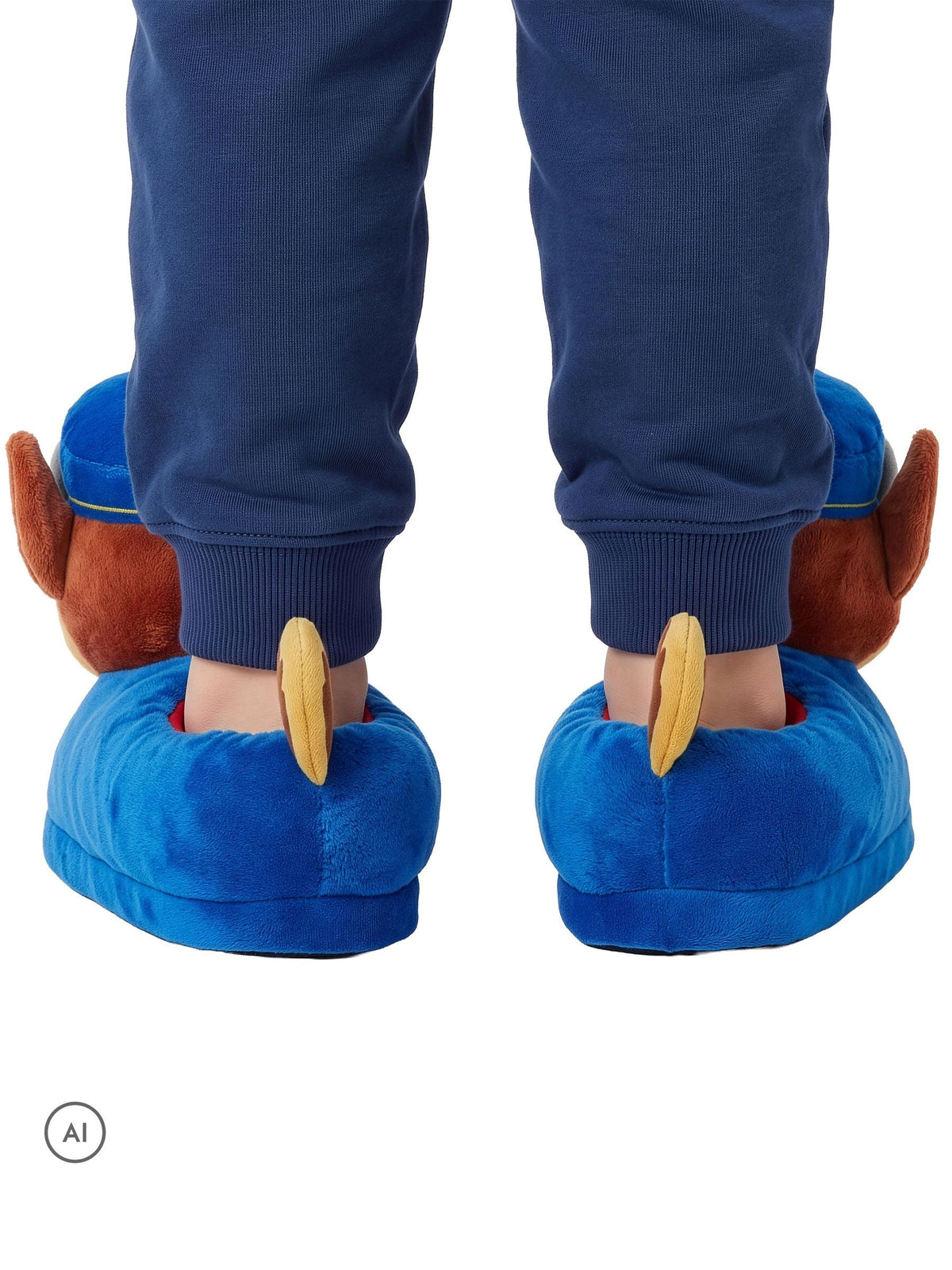 Character Blue PAW Patrol Novelty Chase 3D Head Slippers - image 8