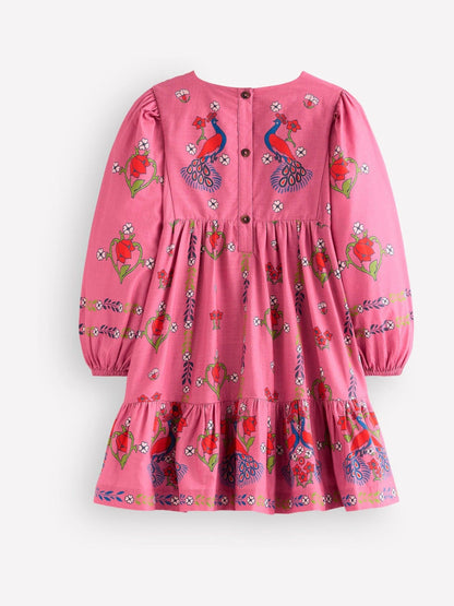Boden Pink Celia Wing Sleeve Dress - image 2