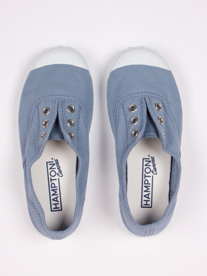 Blue Canvas Pumps image 4
