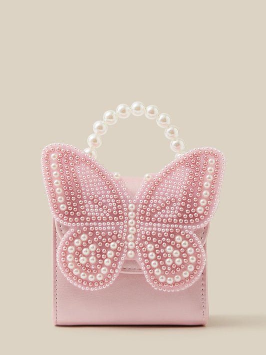 Monsoon Pink Pearl Butterfly Bag - image 1