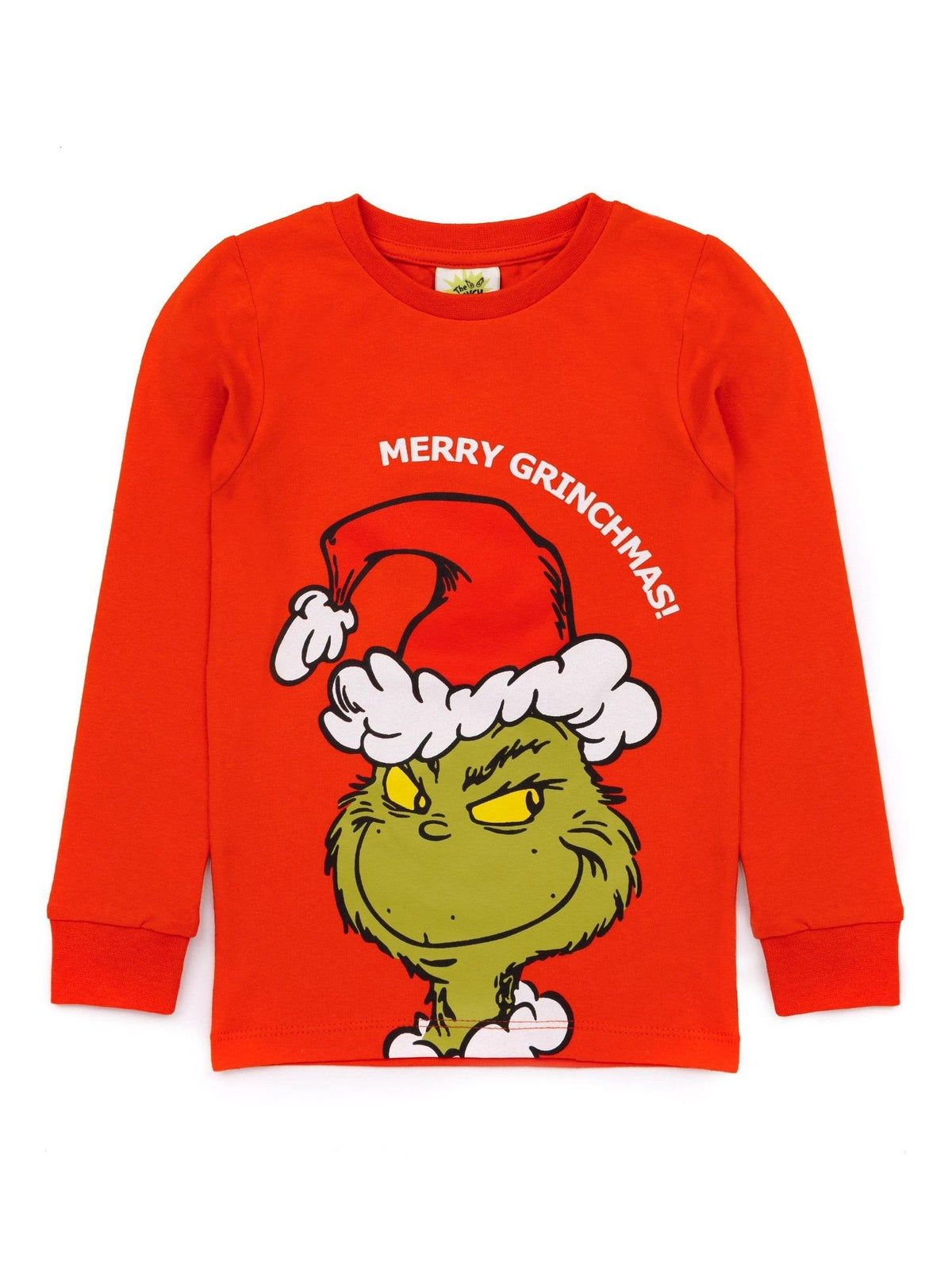 Vanilla Underground Red The Grinch Matching Family Christmas 100% Cotton Long Pyjamas - image 3