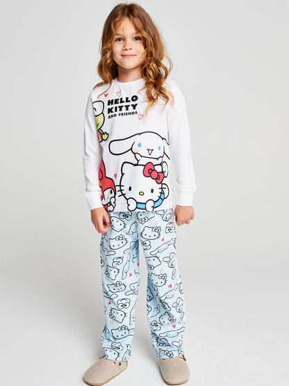 Brand Threads White Hello Kitty Pyjama Set - image 2