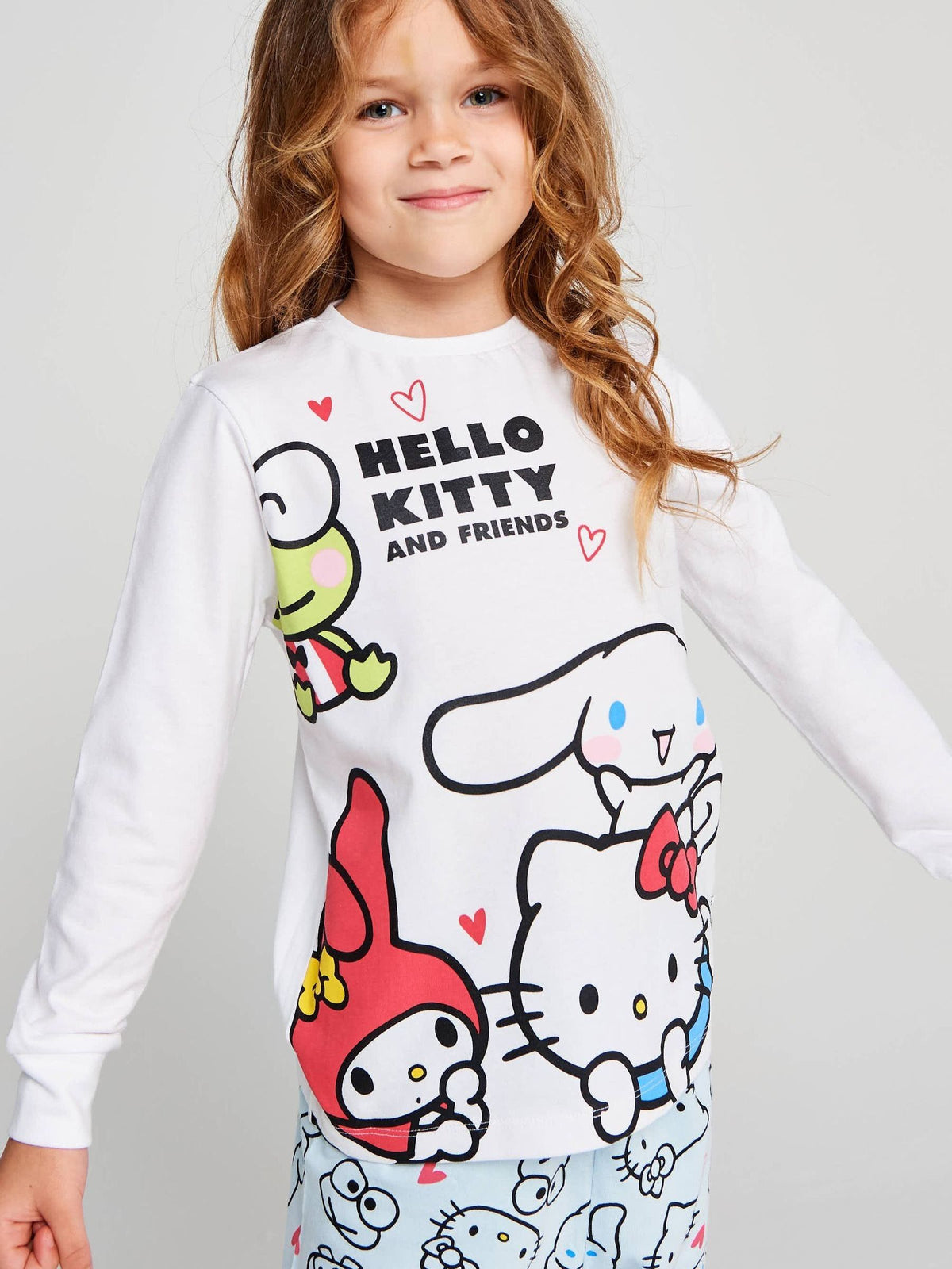 Brand Threads White Hello Kitty Pyjama Set - image 4