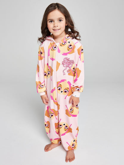 Brand Threads Pink Paw Patrol Fleece All-In-One - image 2