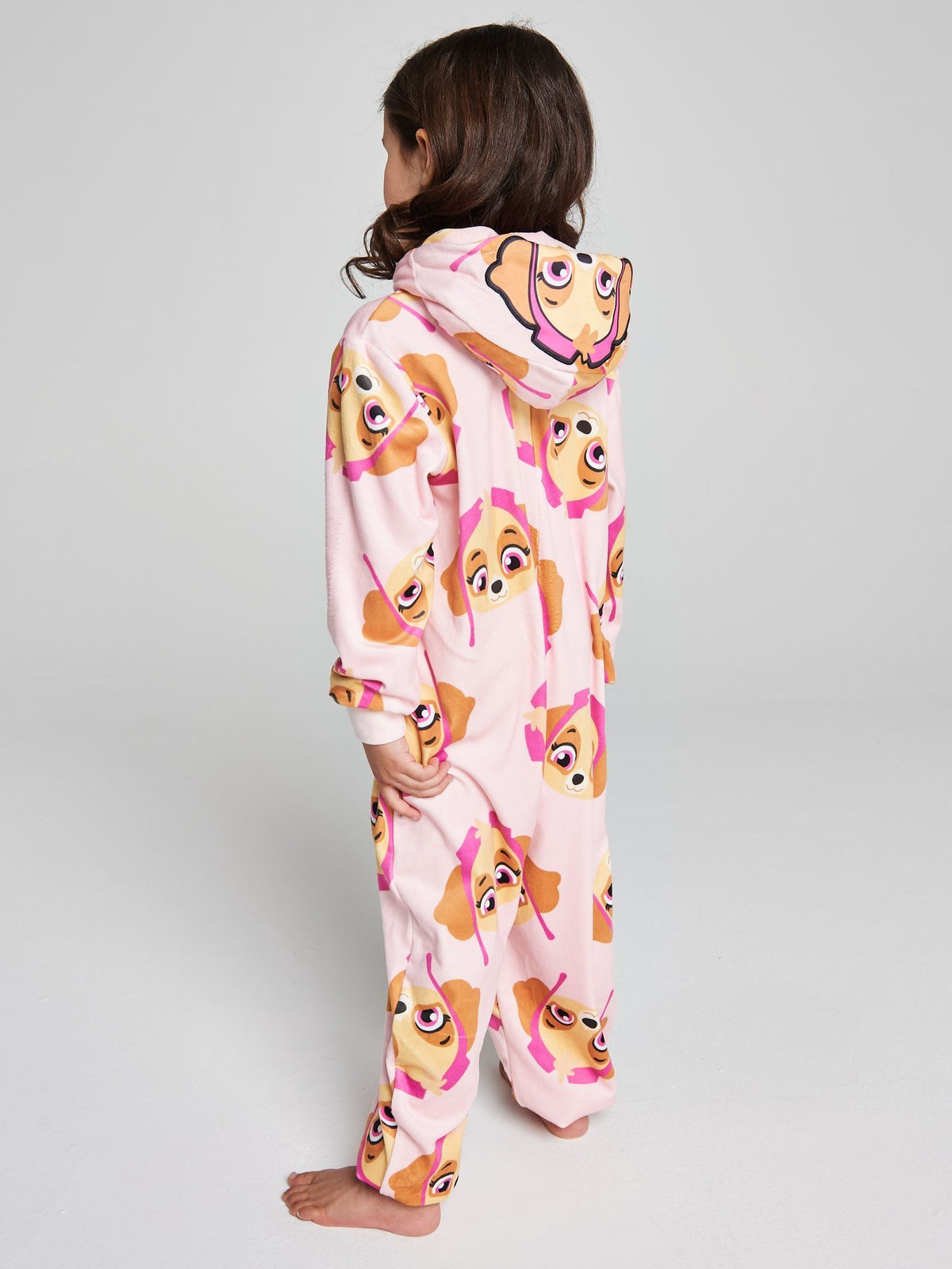 Brand Threads Pink Paw Patrol Fleece All-In-One - image 3