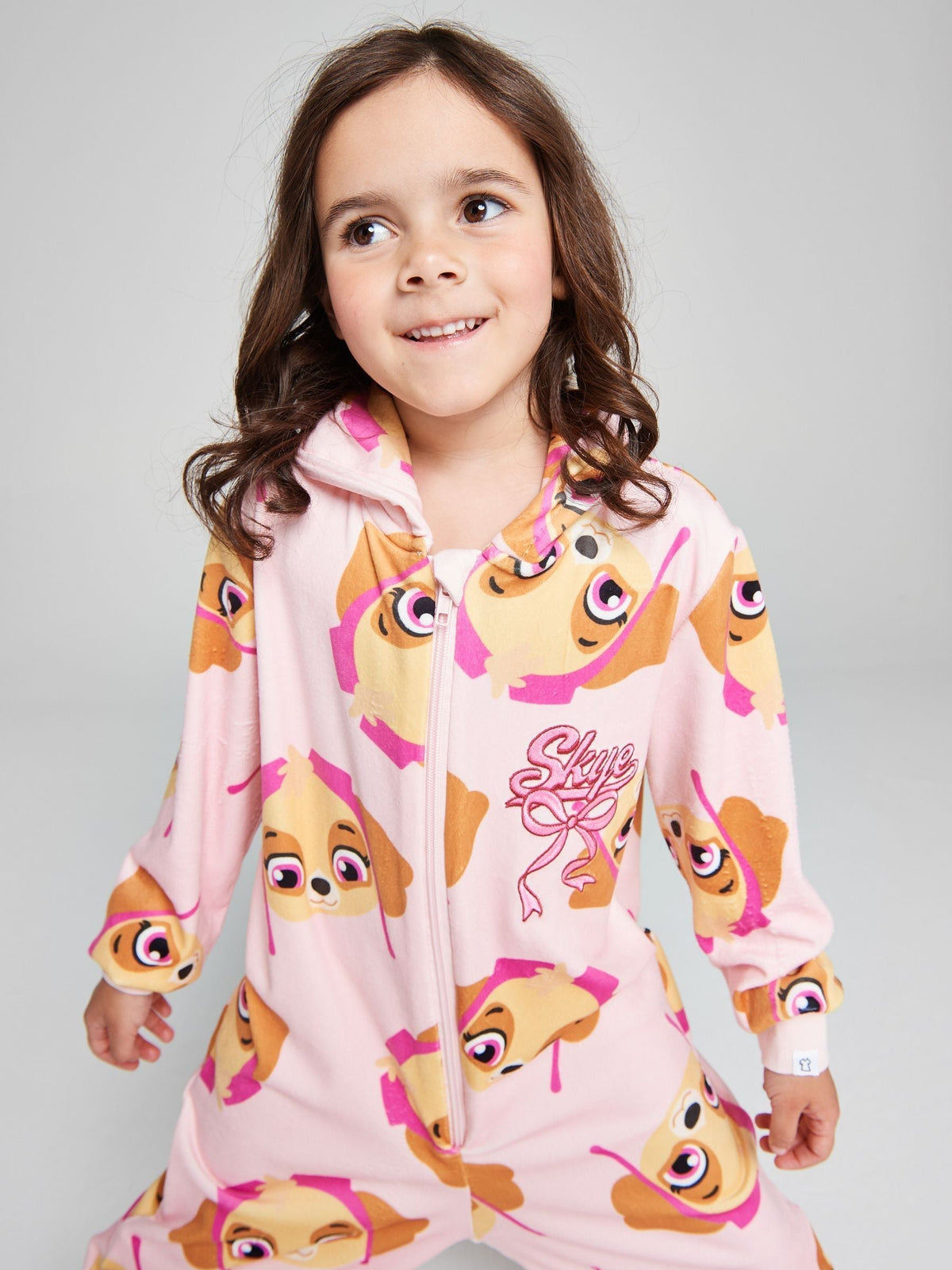 Brand Threads Pink Paw Patrol Fleece All-In-One - image 5