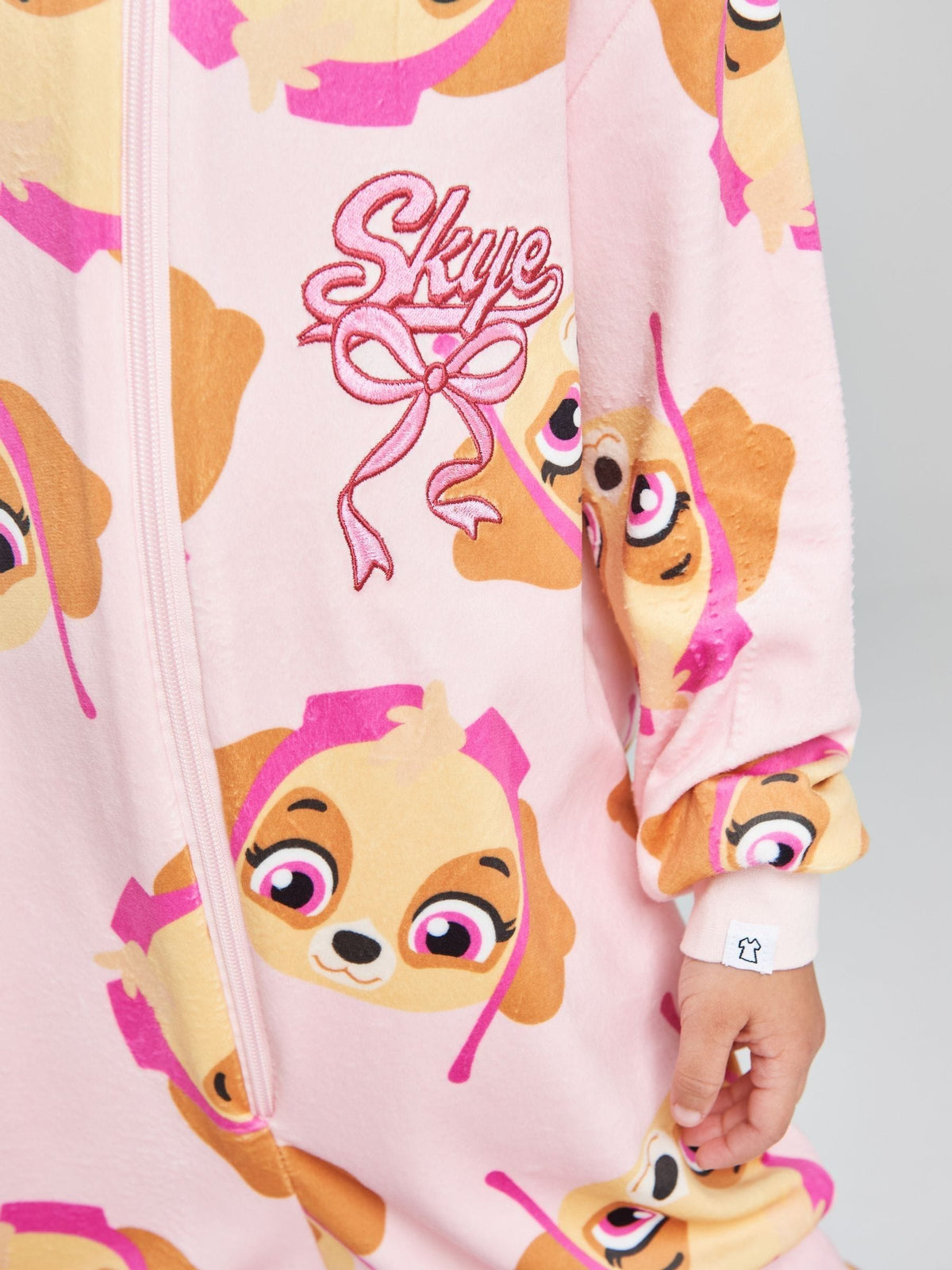 Brand Threads Pink Paw Patrol Fleece All-In-One - image 6