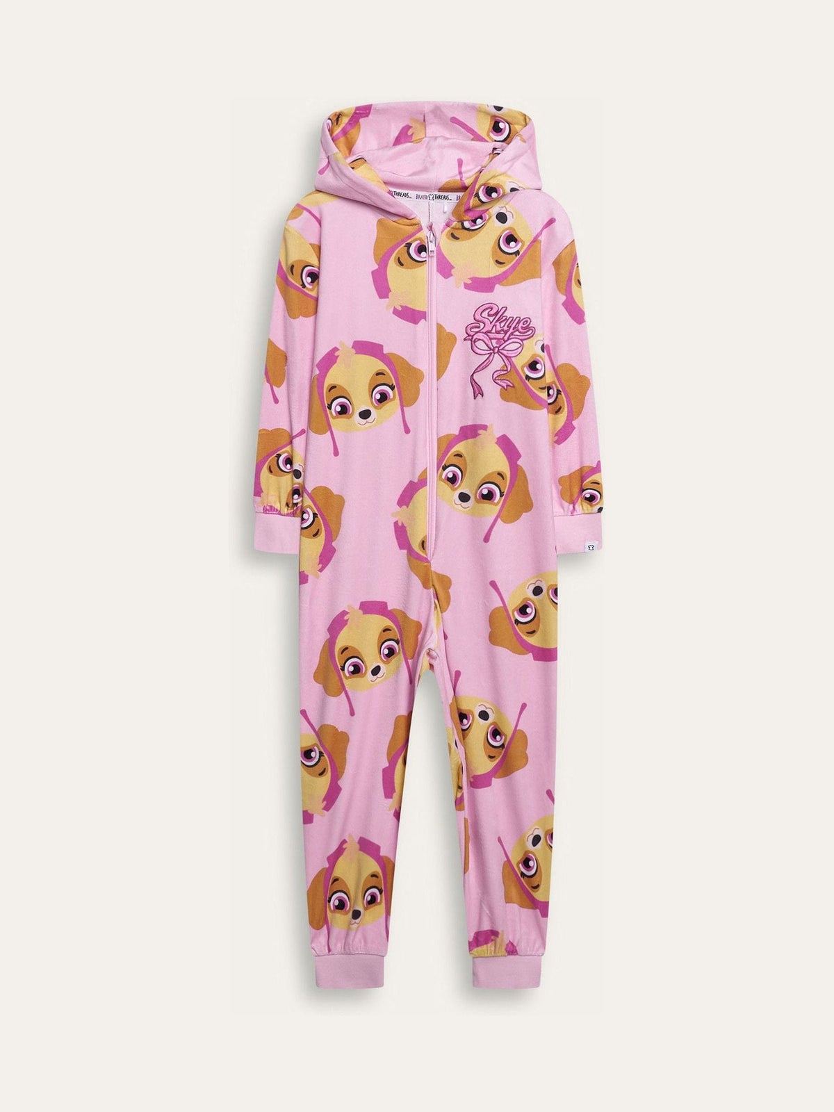 Brand Threads Pink Paw Patrol Fleece All-In-One - image 9