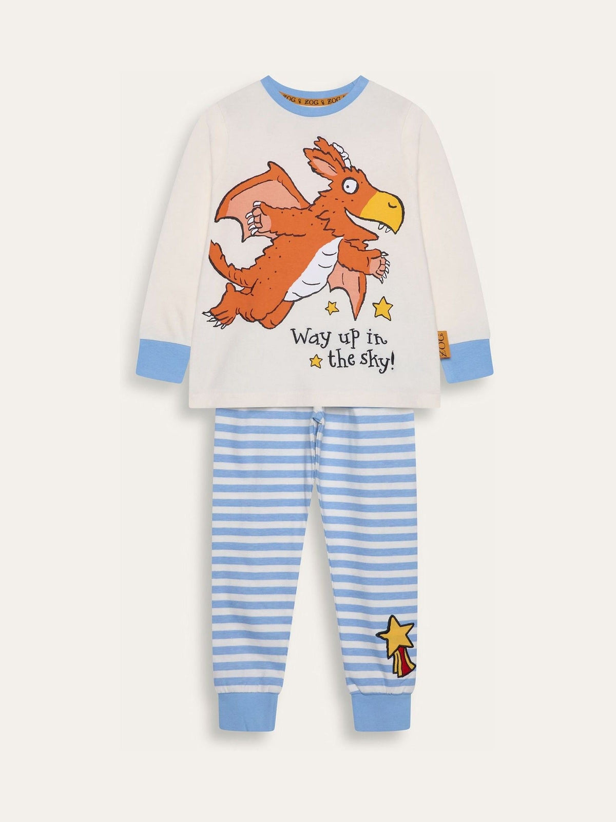Brand Threads Cream Zog Jersey Pyjamas Set - image 7