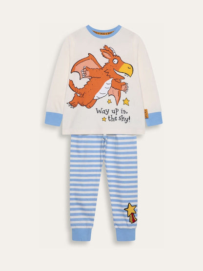 Brand Threads Cream Zog Jersey Pyjamas Set - image 7