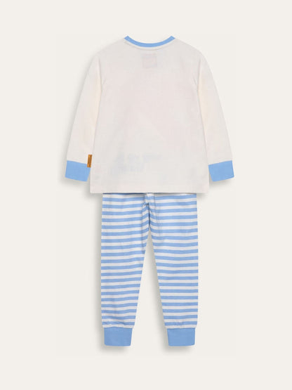 Brand Threads Cream Zog Jersey Pyjamas Set - image 8