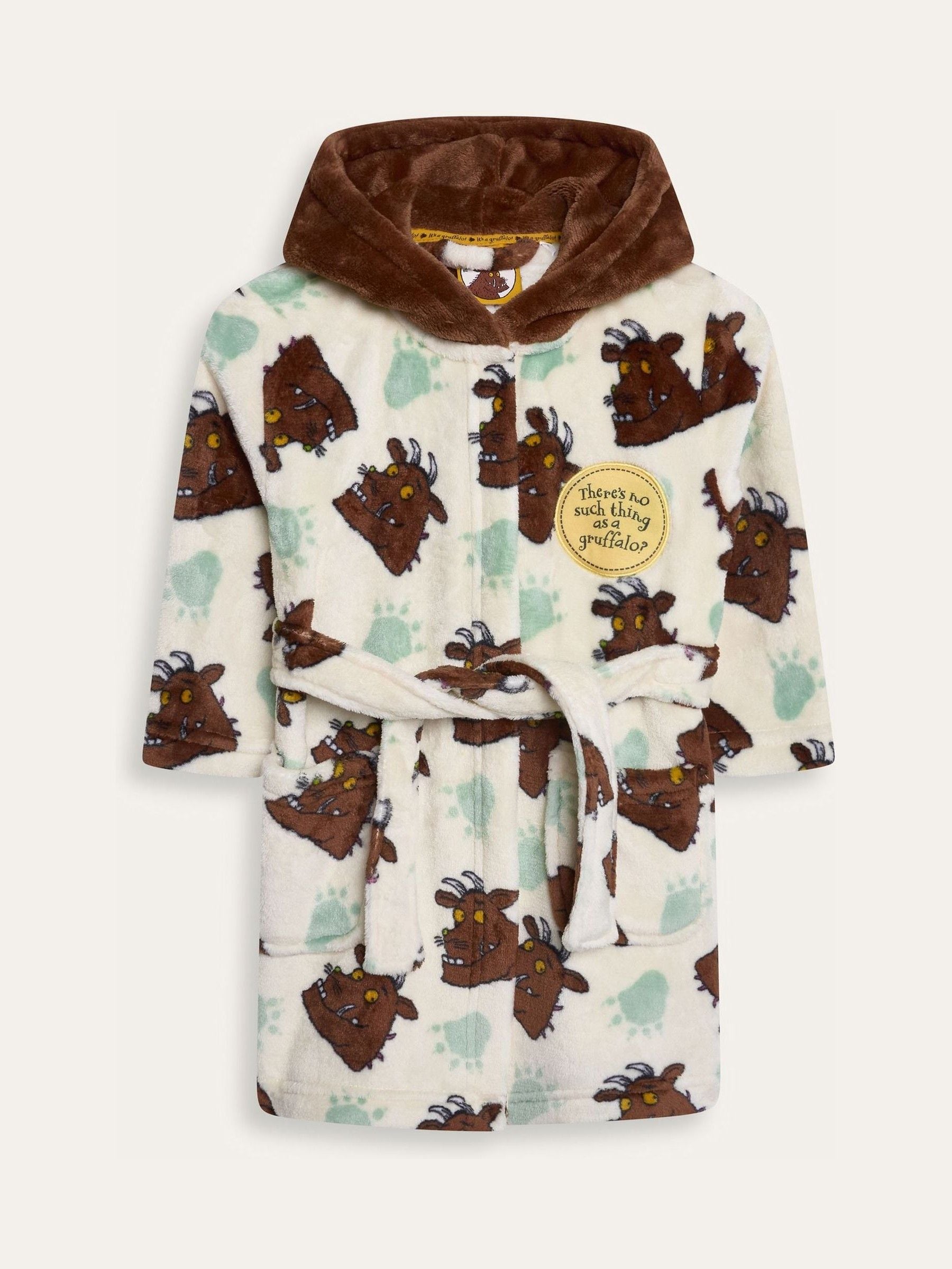 Dsiney Kidz - Brand Threads Cream Gruffalo Fleece Robe image 1