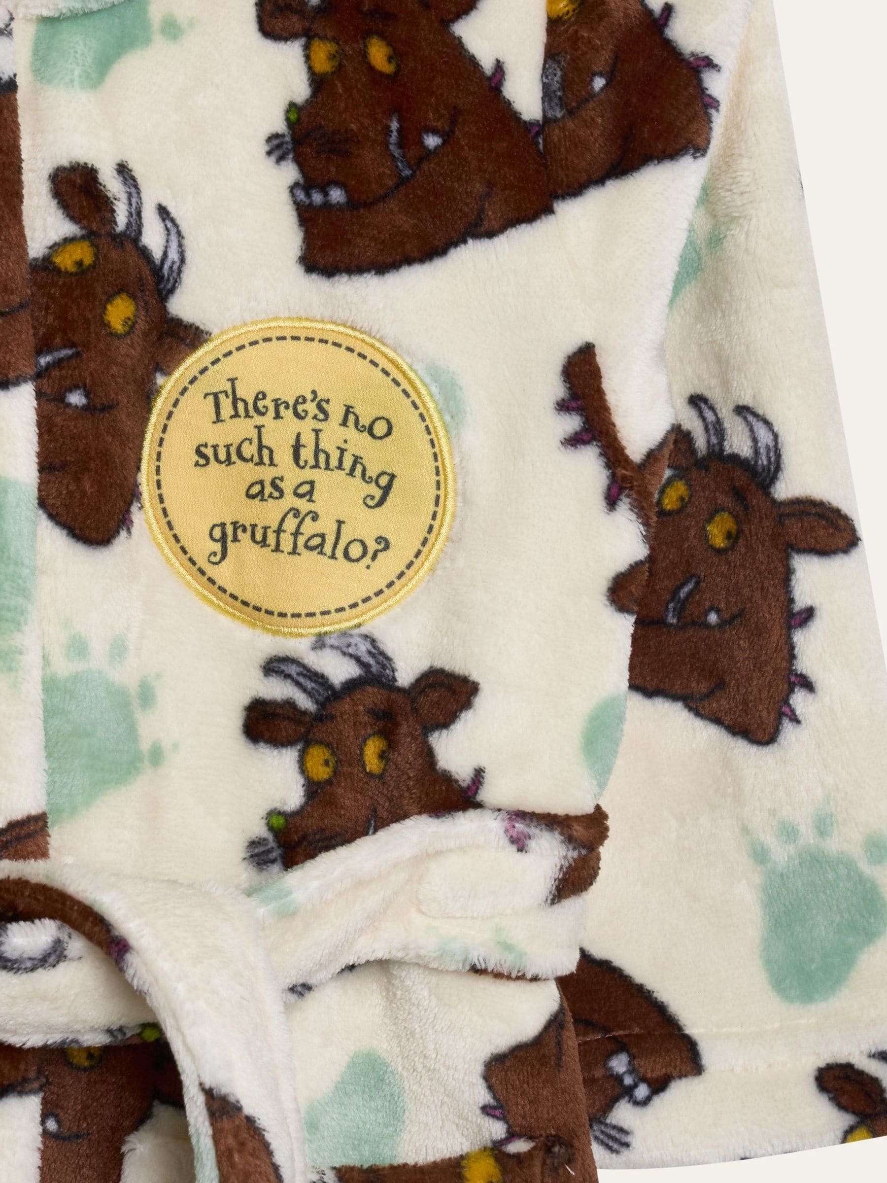 Dsiney Kidz - Brand Threads Cream Gruffalo Fleece Robe image 4