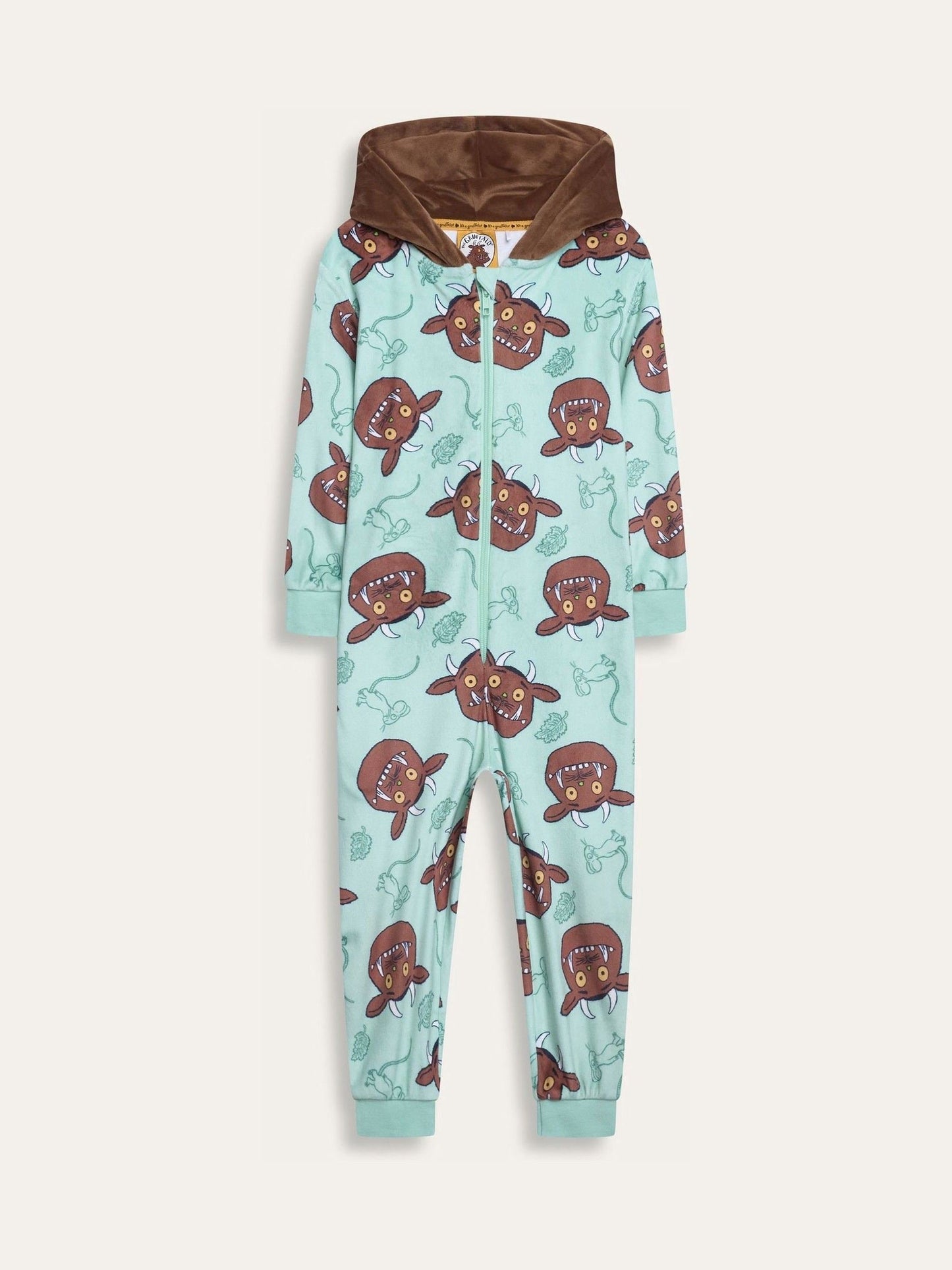 Dsiney Kidz - Brand Threads Green Gruffalo Fleece All-In-One image 2