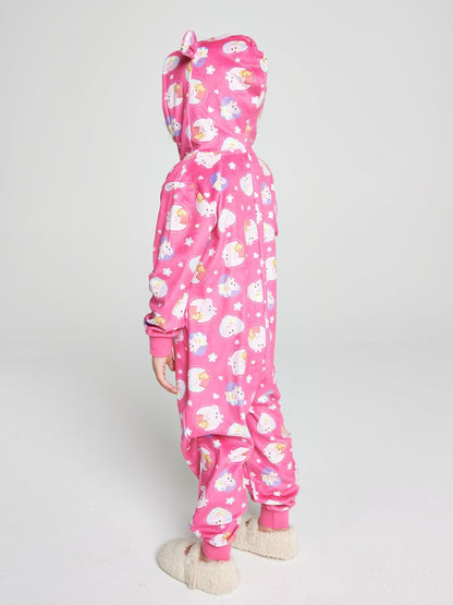Brand Threads Pink Peppa Pig Fleece All-In-One - image 2