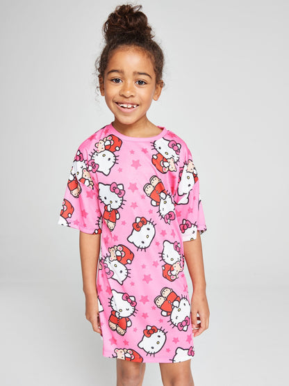 Brand Threads Pink Hello Kitty Nightie - image 2