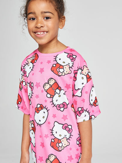 Brand Threads Pink Hello Kitty Nightie - image 5