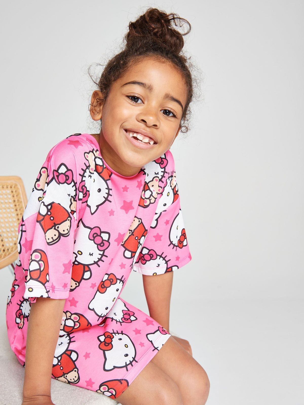 Brand Threads Pink Hello Kitty Nightie - image 6