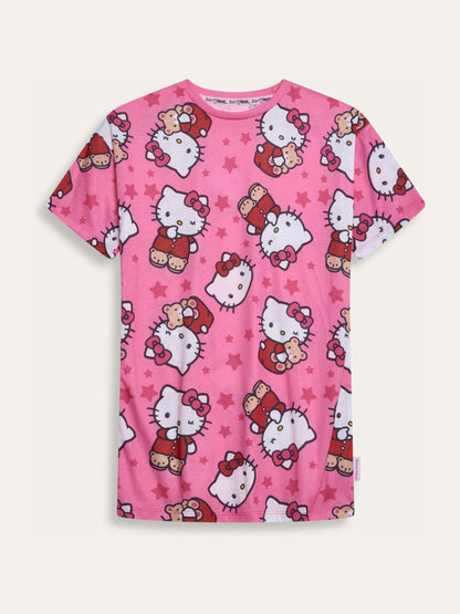 Brand Threads Pink Hello Kitty Nightie - image 7