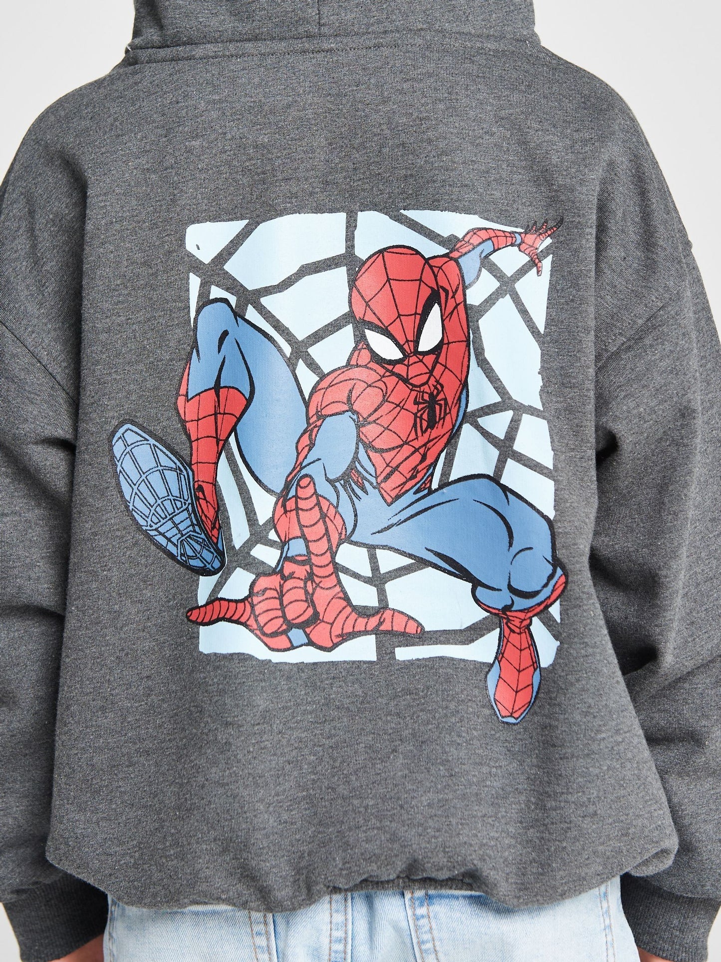 Dsiney Kidz - Brand Threads Grey Spiderman Hoodie image 2