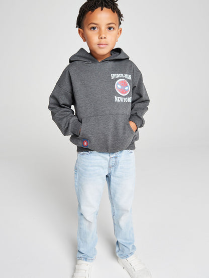 Dsiney Kidz - Brand Threads Grey Spiderman Hoodie image 3