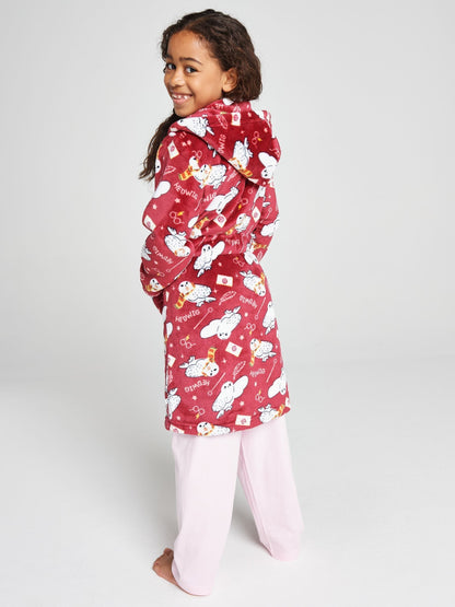 Brand Threads Red Harry Potter Hedwig Fleece Robe - image 5