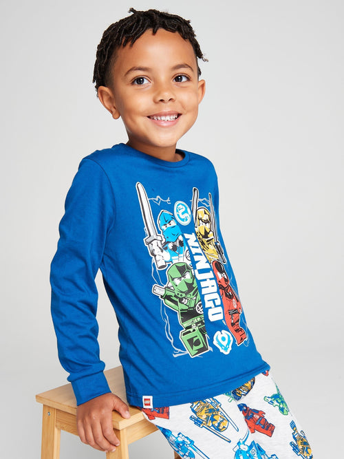 Brand Threads Blue Lego Ninjago Pyjamas Set - image 1
