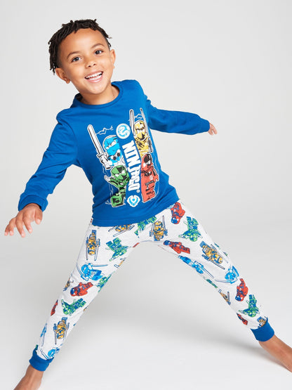 Brand Threads Blue Lego Ninjago Pyjamas Set - image 2