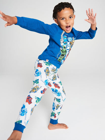 Brand Threads Blue Lego Ninjago Pyjamas Set - image 3