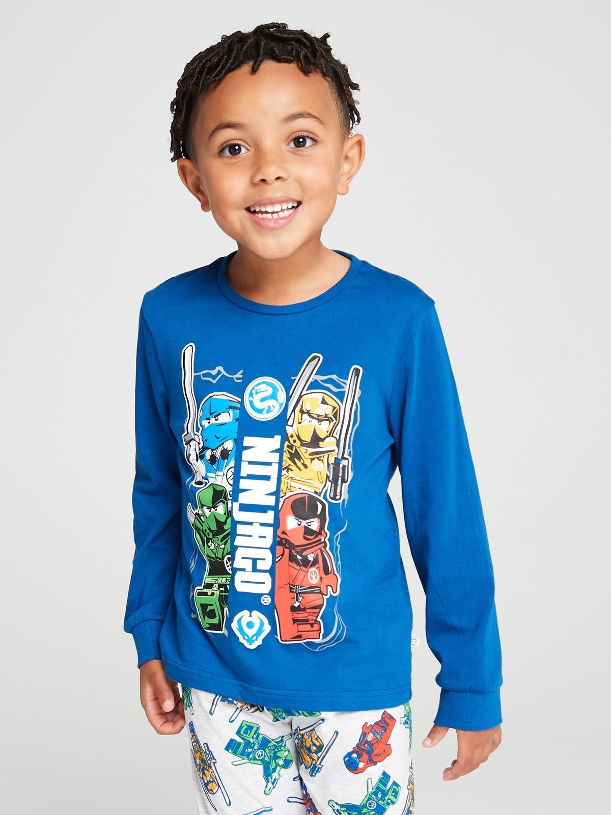 Brand Threads Blue Lego Ninjago Pyjamas Set - image 4