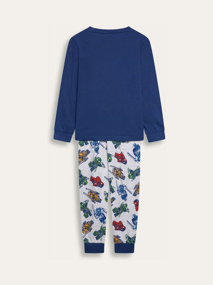 Brand Threads Blue Lego Ninjago Pyjamas Set - image 8